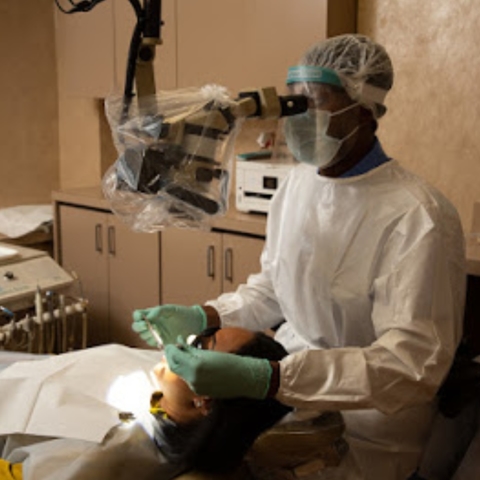 Dr. Johnson in action Photo